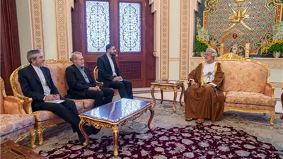 سلطان عُمان يناقش مع لاريجاني مستجدات المفاوضات الإيرانية - الأمريكية