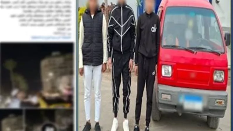 الداخلية تكشف ملابسات فيديو سيارة فان تحرشوا بسيدتين