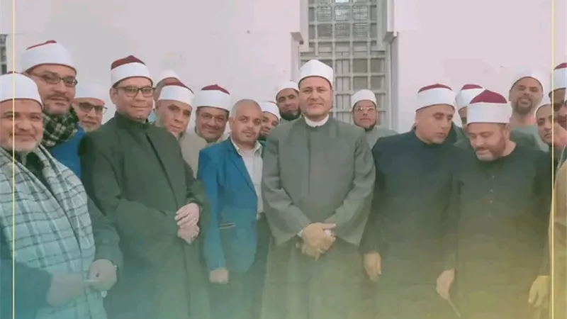 وكيل وزارة الاوقاف بالدقهلية يتفقد إدارة أوقاف شربين ويجتمع بالأئمة
