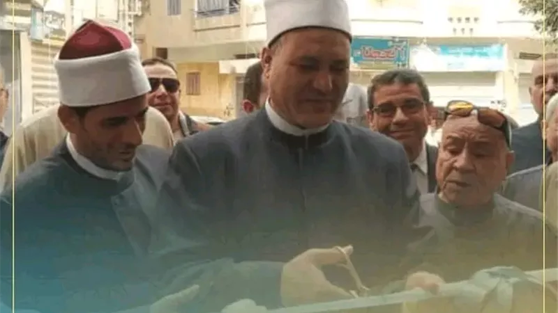 وكيل أوقاف الدقهليه يفتتح مسجد سامي الجمل بالمنصورة ضمن خطة تطوير بيوت الله