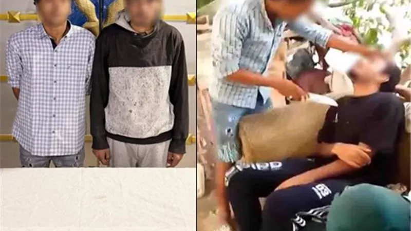 بسلاح أبيض ضبط عاملين ببني سويف بعد تداول فيديو يتضمن مزاحهما