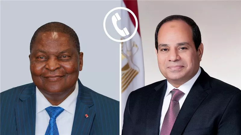الرئيس السيسي يهنئ رئيس إفريقيا الوسطى بمناسبة إعادة انتخابه لفترة رئاسية ثالثة