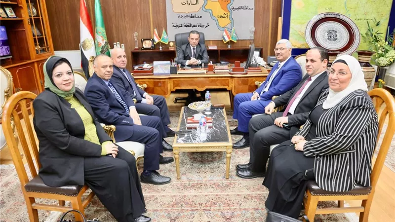   محافظ المنوفية يستقبل رئيس مجلس إدارة شركة جنوب الدلتا لتوزيع الكهرباء 