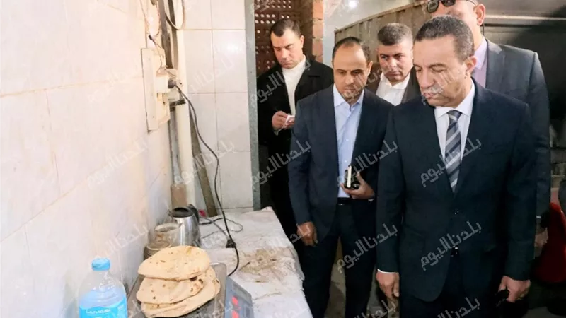 محافظ المنوفية يتفقد عددا من المدارس ويفاجئ مخبز بلدي للتأكد من جودة رغيف الخبز