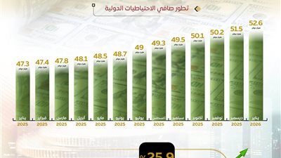 الاحتياطيات الدولية المصرية تحقق مستويات غير مسبوقة