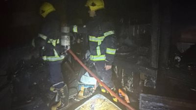 الحماية المدنية تسيطر على حريق بغرفة مكياج في مبنى مكوّن من 27 طابقًا