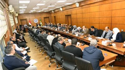 محافظ الدقهلية يعقد اجتماعًا موسعًا مع رؤساء المراكز والأحياء ووكلاء الوزارات