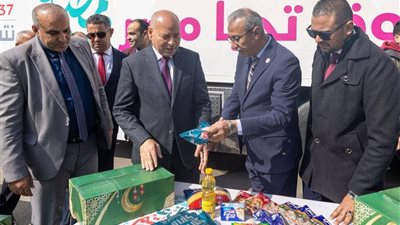   محافظ القاهرة يستقبل قوافل 