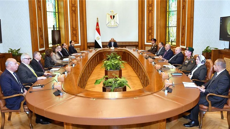 الرئيس السيسي يجتمع مع مجلس أمناء الأكاديمية الوطنية لتدريب وتأهيل الشباب