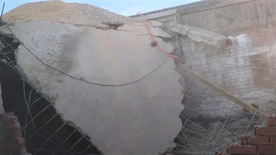 تنفيذ حالات ازالة تعديات ومخالفات بنائية على أملاك الغير بحى غرب المنصوره