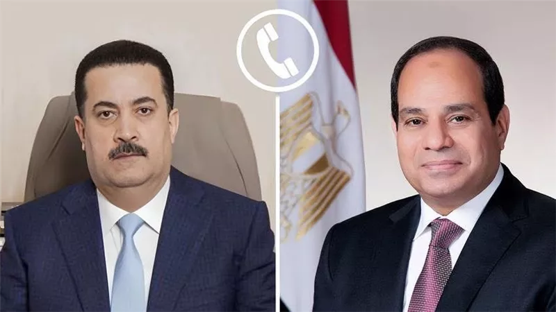 الرئيس السيسي يؤكد تضامن مصر مع موقف الحكومة العراقية الرافض للزج بالعراق في التصعيد الحالي