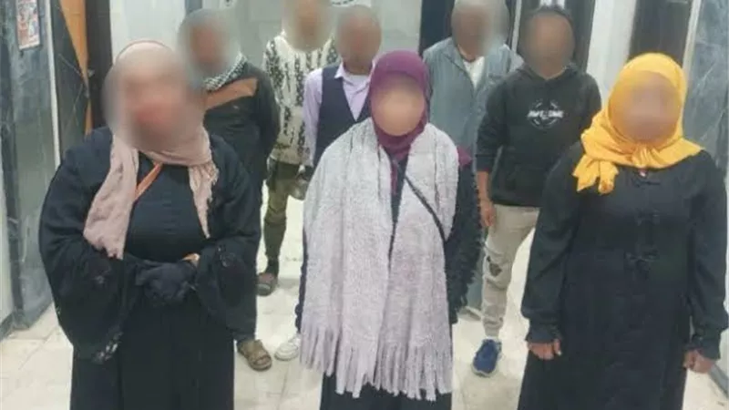 ضبط 10 أشخاص بينهم 9 سيدات لاستغلال 17 طفلاً في التسول بالجيزة