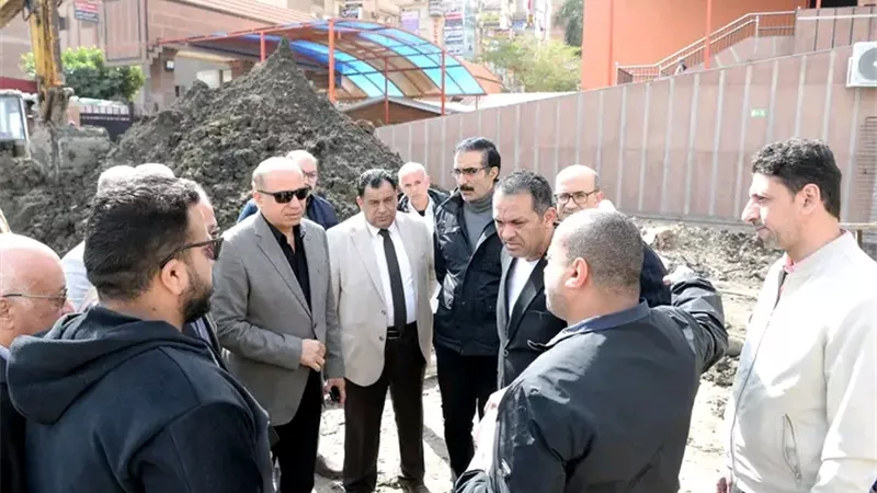 رئيس جامعة المنصورة يتفقد مشروع امتداد مستشفى الطوارئ الجديد ‏