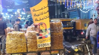 فوضى الإشغالات تعيق الحركة بشارع وسط البلد بـ الحسينية والمسؤولين نايمين في العسل 