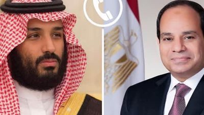 الرئيس السيسي يبحث مستجدات الأوضاع الإقليمية مع ولي عهد السعودية