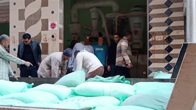 ضبط 4 طن دقيق مدعم قبل بيعها بالسوق السوداء في المنوفية