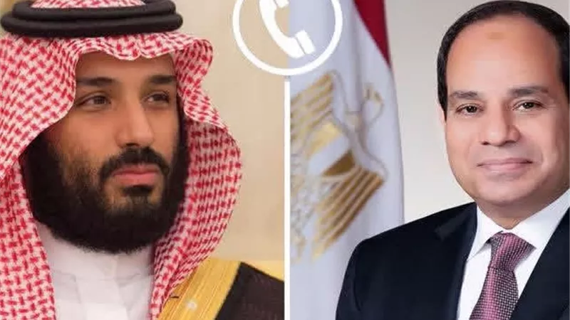 الرئيس السيسي يبحث مستجدات الأوضاع الإقليمية مع ولي عهد السعودية