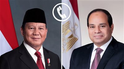 الرئيس السيسي يتقلى اتصالًا هاتفيًا من نظيره الإندوسي