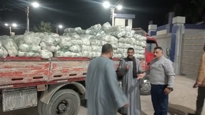 ضبط 6 طن سكر تمويني محظور تداوله في حملة مكبرة بمركز جهينة بسوهاج