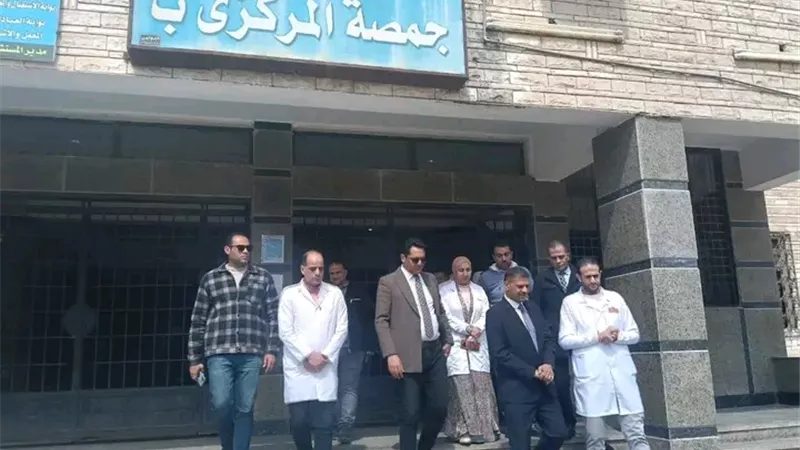 نائب محافظ الدقهلية يتفقد مستشفى جمصة ومشروع محطة الطاقة الشمسية الجديدة 
