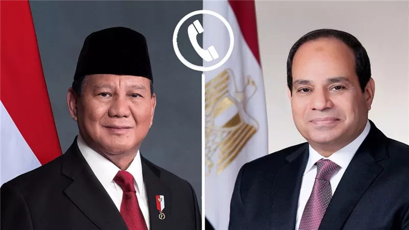 الرئيس السيسي يتقلى اتصالًا هاتفيًا من نظيره الإندوسي