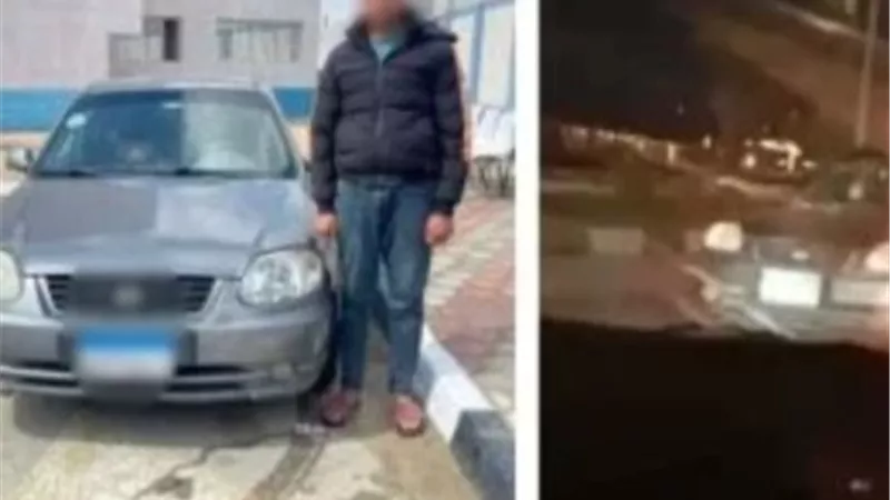 ضبط طالب قاد سيارته عكس الاتجاه في الإسماعيلية