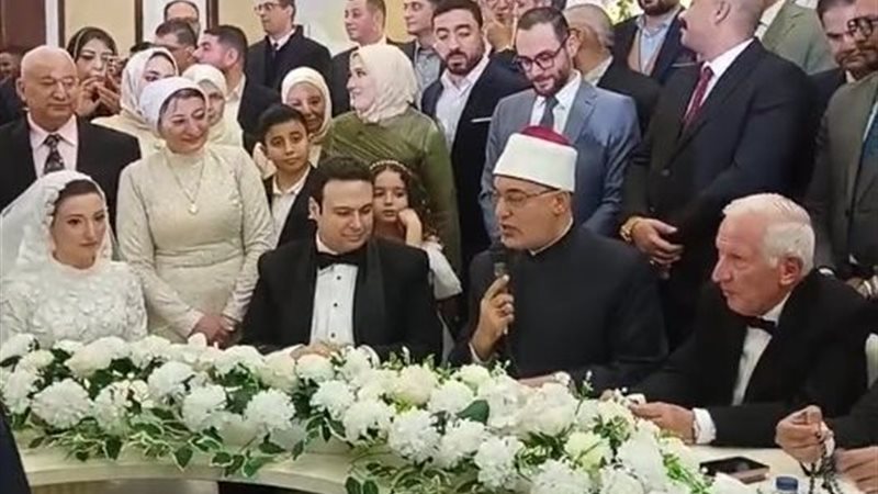 حفل زفاف النائب عبد