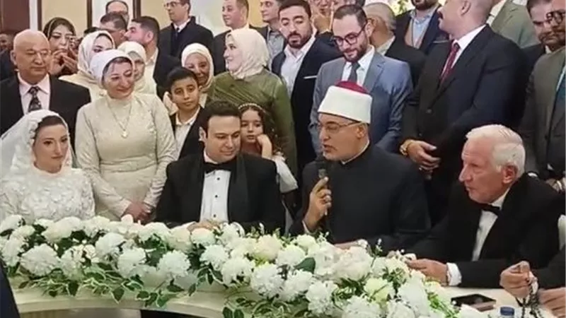 حضور رفيع المستوى في زفاف النائب عبد المنعم إمام.. مشهد يجمع الدولة والسياسة والفن