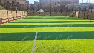 إحلال وتجديد ملعب مركز شباب شنوان ضمن خطة التطوير الشاملة لمراكز الشباب بالمنوفية.. صور 