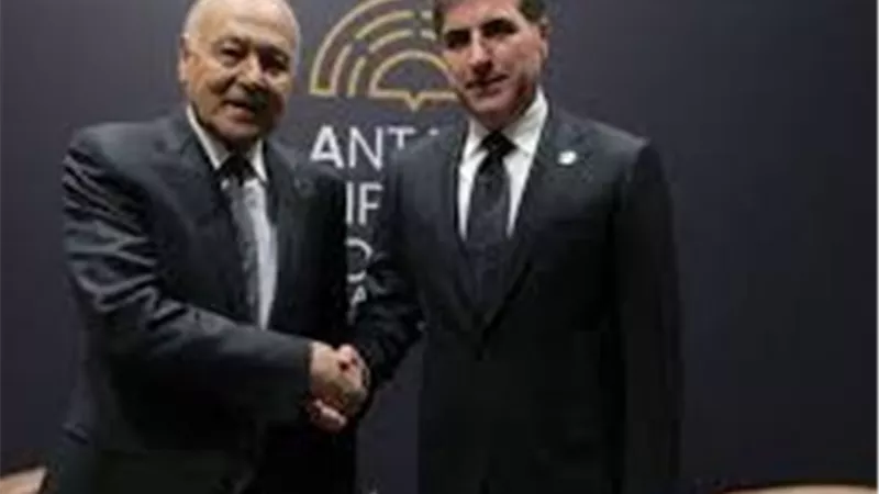 أبو الغيط يجري اتصالا برئيس إقليم كردستان بعد استهداف منزله