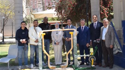 رئيس جامعة بنها: إنشاء وحدات للجيم الخارجي لتعزيز اللياقة البدنية بين الطلاب