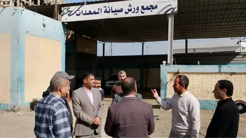 نائب محافظ الدقهليه يتفقد المطرية والمنزلة والجمالية لمتابعة الحملات الميكانيكية 