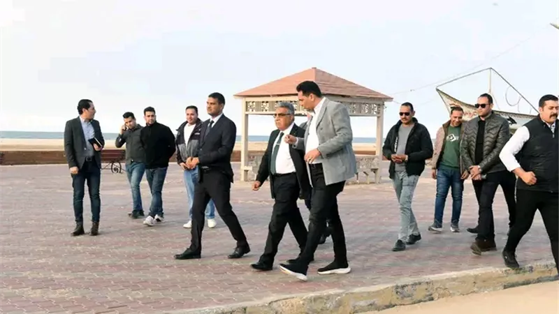 محافظ الدقهلية يتفقد جمصة استعدادًا لشم النسيم.. وتطوير شامل لرفع كفاءة المدينة