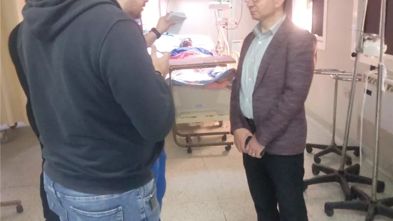 وكيل وزارة الصحة بالدقهليه يتفقد مستشفى نبروه المركزى ويشيد بالانضباط