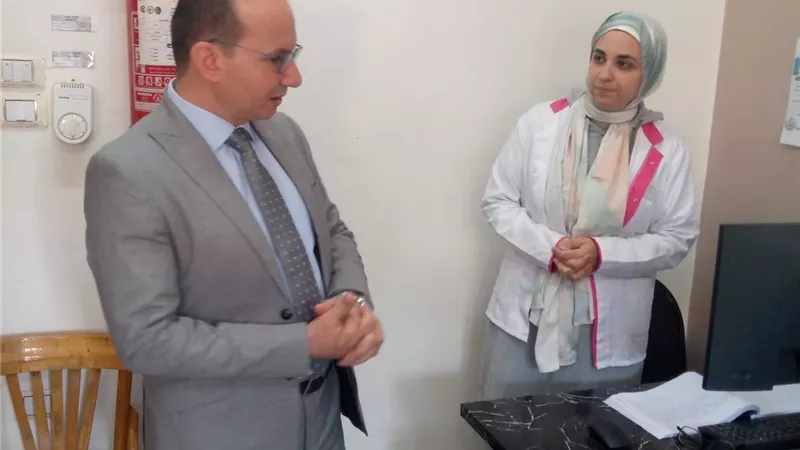جولة مفاجئة لوكيل صحة الدقهلية بالمركز الصحي العام بالمنصورة.. وإحالة المقصرين للتحقيق 