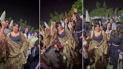 أجواء مبهجة.. وصلة رقص تجمع فيفي عبده ونرمين الفقي
