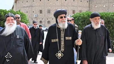 البابا تواضروس الثاني يزور دير 