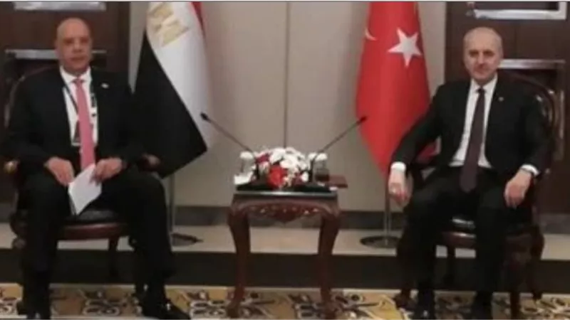 رئيس النواب يلتقى نظيره التركي ويدعو لزيادة الاستثمارات التركية فى السوق المحلي
