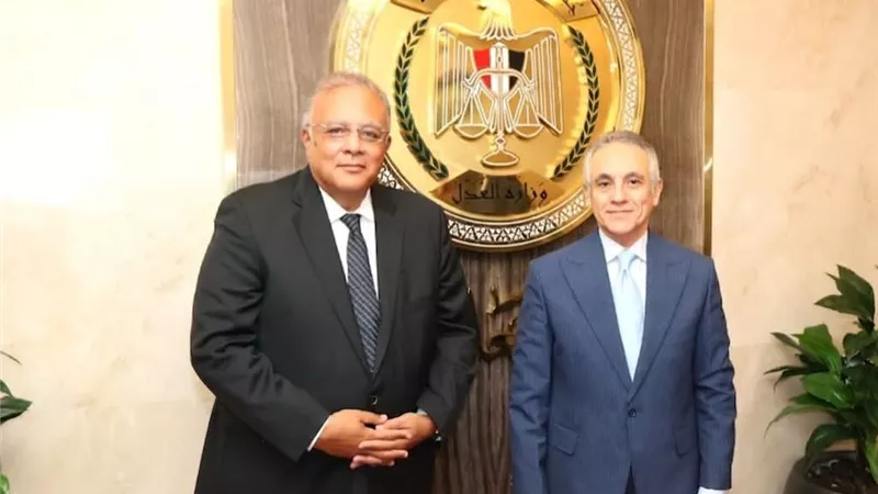 رئيس القومي لحقوق الإنسان يبحث مع وزير العدل التعاون في دعم منظومة العدالة 