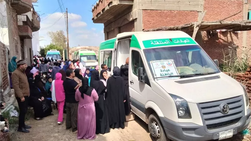 لمدة يومين.. 2500 خدمة طبية مجانية خلال القافلة العلاجية بكفر الشيخ 