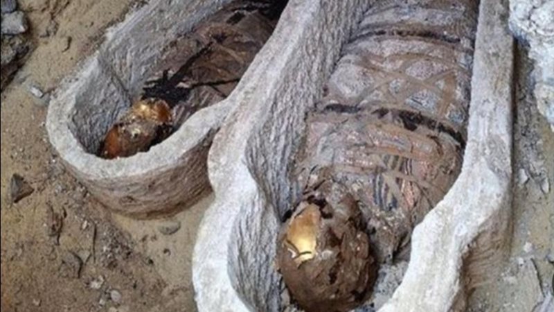 صورة لمومياوات رومانية