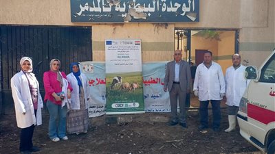 فحص وعلاج أكثر من 500 رأس ماشية مجانا خلال قافلةبيطرية بمركز طما في سوهاج