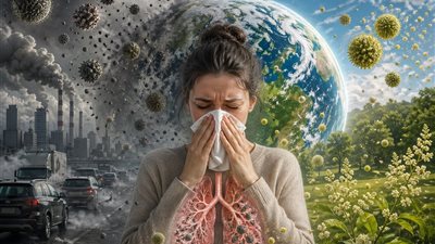 في اليوم العالمي للأرض.. كيف يؤثر تغير المناخ على أمراض الحساسية؟
