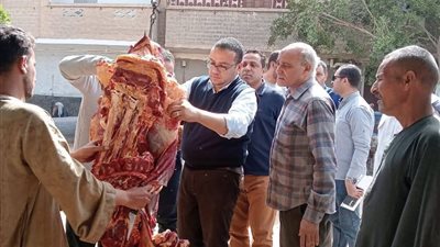 ضبط 277 كيلو لحوم فاسدة ومخالفة في حملات مكثفة بالمنيا