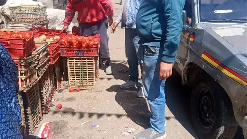 رئيس مركز بلقاس تتابع حملة مكبرة لرفع الإشغالات بشارع الجمهورية