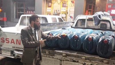 ضبط 1155 لتر بنزين وسولار قبل بيعهم بالسوق السوداء في أسوان