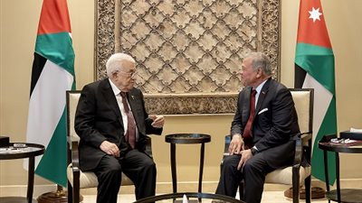 عباس وعبد الله الثاني يبحثان تطورات الأوضاع في فلسطين