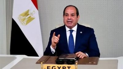 الرئيس السيسى: خيار مصر دائمًا هو السلام وينبع من قوة وقناعة ثابتة