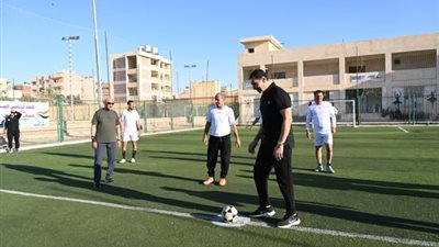 جولة موسعة لوزير الرياضة داخل مركز شباب العريش ضمن احتفالات العيد القومي لسيناء