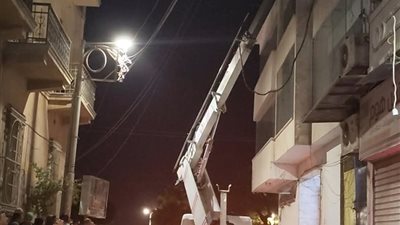 تحرك عاجل بالمنيا بعد رصد شرخ بعمارة سكنية.. وفرض كردون أمني وفصل المرافق